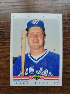 1992 Classic Best #330 Jason Townley - Rookie(AA) - Toronto Blue Jays - MLB