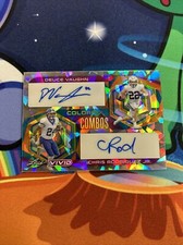 2023 Leaf Vivid Colorful Combos DEUCE VAUGHN/CHRIS RODRIGUEZ JR DUAL AUTO #’d/9!