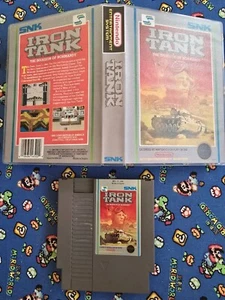 Iron Tank The Invasion of Normandy (Nintendo NES, 1988) With Case - Picture 1 of 6