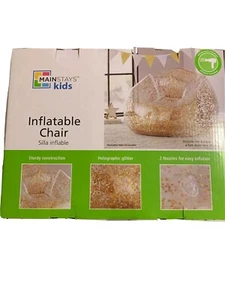 Mainstays Kids Inflatable Chair Comfortable, Flashy, Girls Love It, NEW!!! - Picture 1 of 2