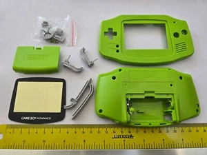 NINTENDO GAMEBOY ADVANCE FULL REPLACEMENT CONSOLE SHELL KIT Lime Green BRAND NEW - Picture 1 of 2
