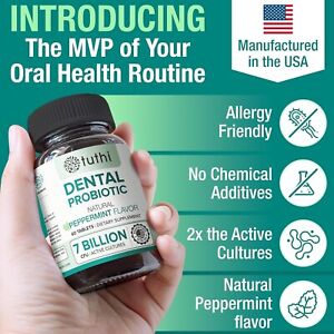 Oral Probiotics - Dental Probiotic For Bad Breath & Gum Care  7 Billion CFU
