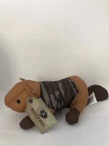 Mossy Oak Camouflage 9” Beaver Plush Stuffed Toy New - Picture 1 of 5