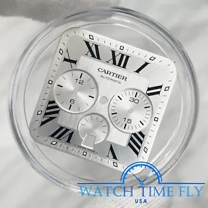 NEW Cartier Santos de Cartier 43.3mm Chronograph Silver DIAL ONLY! - Picture 1 of 3