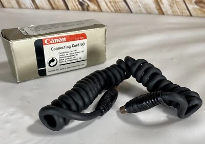 Canon Connecting Cord 60 - 60cm (2ft.) Coiled Flash Cord Sync CZ6-2243 - Image 1 of 4