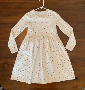 Jcrew Girls Size 12 / long sleeve skater dress / Ivory - Picture 1 of 4