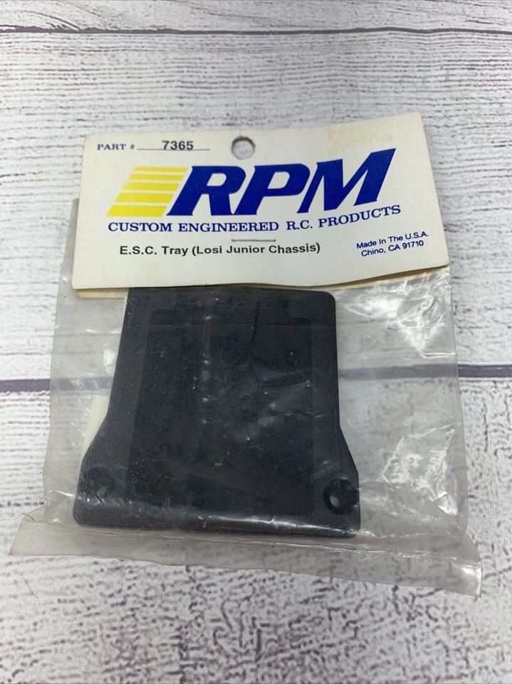 Vintage RPM  # 7365 ESC Mount Tray Team Losi Junior Chassis Box D5 - Image 1 of 1
