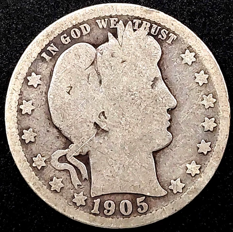 1905 O Barber Quarter! Cover