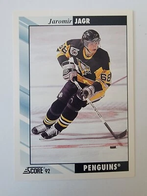 1992-93 Score Penguins Hockey Card #113 Jaromir Jagr - Image 1 of 2