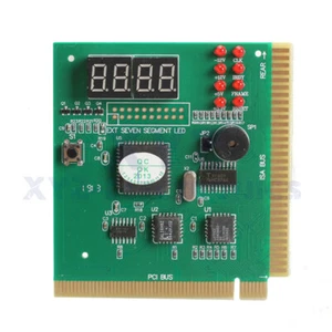 PC Motherboard Analysis Diagnostic Card 4-Digit LED PCI/ISA POST Code Analyzer - Picture 1 of 10