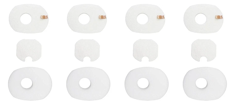 NISPIRA 4 Sets Filter Kit Shark Rocket HV300, HV301, HV302 HV305, HV310 XFFV300