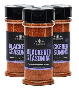 New Orleans Blackened Cajun Seasoning - All Purpose Non-GMO Dry Rub (3 Jar Set) - Picture 1 of 9