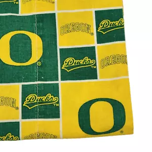 Federa cuscino standard Oregon Ducks UO college calcio giallo e verde università - Foto 1 di 6