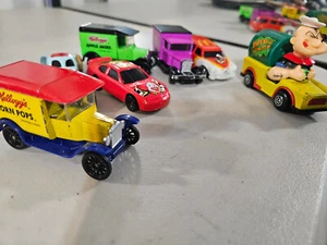 Matchbox Hot Wheels Kellogs Popeye McDonalds Diecast Lot 7 Cars - Picture 1 of 19