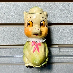 💥 Vintage RAR Keramik Schwein 💥 Sparschwein Sammler Ojojona CA💥 - Bild 1 von 8