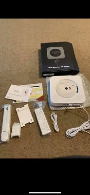 Portable CD Player W/ Bluetooth/mP3 Wall Mountable Built In Hifi Speakers W/ Rem - Image 1 of 4