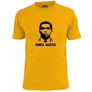Herren Prince Buster Silhouette Reggae blau Beat Ska T-Shirt Unkraut Spliff Ganja - Bild 1 von 2