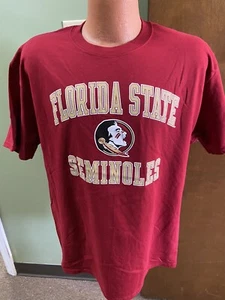Florida State Seminoles NCAA Men's One Sided Shirt Champion Authentic Size L - Picture 1 of 3