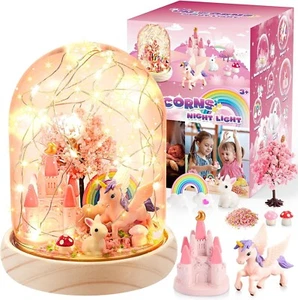 Einhorn Geschenke für Mädchen, Kinder DIY Nachtlicht Kinder Geschenk Mädchen - Bild 1 von 11