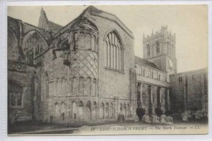 (w13q41-100) LL13, Louis Levy, CHRISTCHURCH Priory, N. Transept c1910 Unused VG+ - Picture 1 of 1