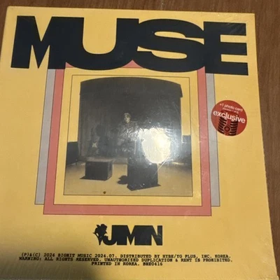 Jimin: MUSE Album (CD) Yellow New Factory Sealed Foto 1 de 4