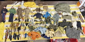 Huge Lot Vintage 1960s GI  J oe Figures accessories clothes and more - Picture 1 of 18