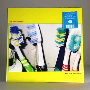 The Paranoyds LP Carnage Bargain Vinyl Opaque Blue Limited Edition 500 Hype Stkr - Picture 1 of 8