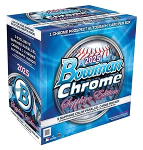 2025 Bowman Chrome Baseball Sapphire Edition Factory Sealed Box Presale - Picture 1 of 1
