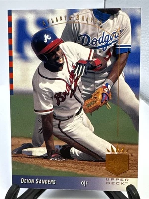 1993 SP #62 Deion Sanders Atlanta Braves - Image 1 of 4