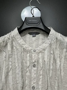 Camisa de lujo para hombre John Varvatos Collection - Lino orgánico - Pintuck - $328 - Imagen 1 de 13