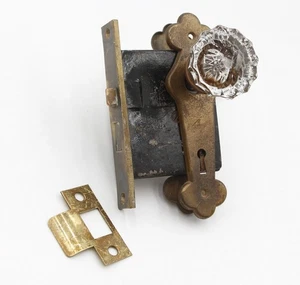 Vintage Knob & Lever Passage Door Knob Set - Picture 1 of 11