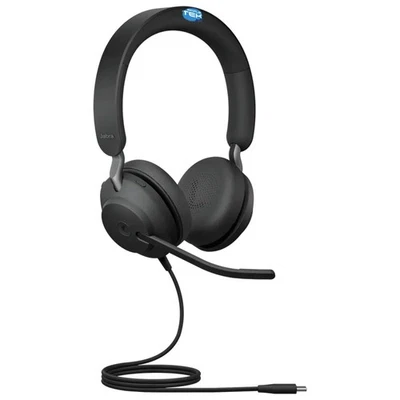 Jabra Evolve2 40 USB-C UC Stéréo Casque Filaires Type-C Centre D'Appels Appels - Photo 1/4