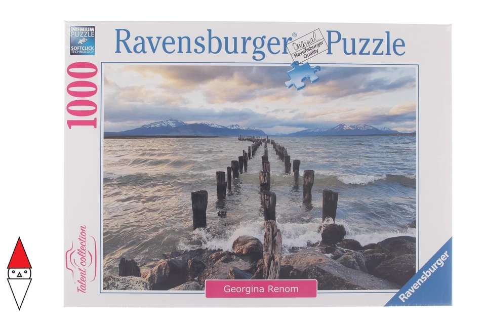 PUZZLE PAESAGGI RAVENSBURGER MARE PUERTO NATALES 1000 PZ - Immagine 1 di 2
