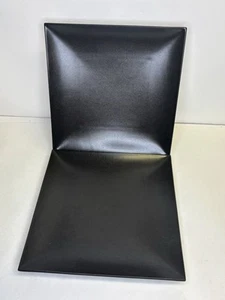 Mikasa MK402 Black Stoneware 10.5” Dinner Plate Japan. Lot Of 2. Vintage - Picture 1 of 10