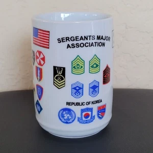 Sergeant Major's Association Großer Kaffeebecher 5" Republik Korea Souvenir... - Bild 1 von 4