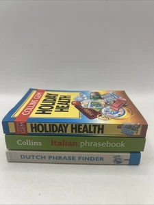 BUNDLE OF 3 COLLINS GEM GUIDES Incuding Holiday Phrase Books Paperbacks L3 - Picture 1 of 14