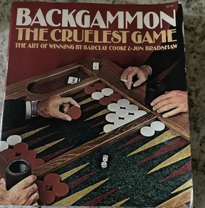 Backgammon the Cruelest Game 1974 by Barclay Cooke 1st Edition - Picture 1 of 5