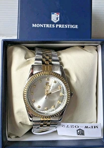 Invicta Montres Prestige Herrenuhr 0272 NEU SILBER & GOLD Elegant Business Freizeit - Bild 1 von 7