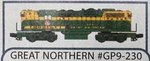 Williams #230 Great Northern GP-9 Diesellok (Factory Sealed) SUPER NEUWERTIG! - Bild 1 von 1