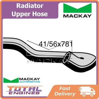 Radiator Upper Hose fits Peugeot 504 2.3L 4Cyl 134 (XD2) - image 1 of 2