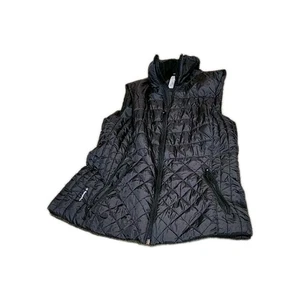 Champion VentureLoft Black Quilted Puffer Vest Full Zip Women Medium PREOWN Read - Picture 1 of 15