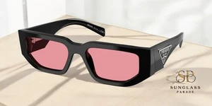 Gafas de sol para hombre PRADA PR 09ZS 16K30L negro rosa 54 mm - Imagen 1 de 2