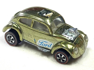 Volkswagen Hot Wheels Redline 1967 personalizado oliva con interior blanco #6220 Foto 1 de 4