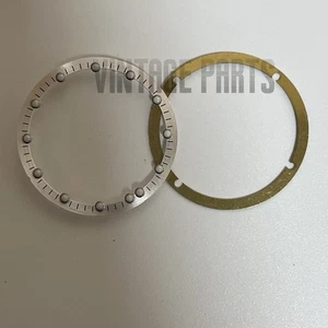 Modifizieren 28,5 mm Silber Uhr Zifferblatt Kapitelring passend für NH70 NH72 Skelettwerk - Bild 1 von 4