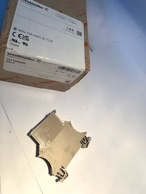 WEIDMULLER 1011000000 WSI 6  6mm FUSED RAILWAY CONNECTOR 6.3A 50 OFF - Image 1 of 2