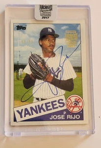2017 Topps Archives Signature Series Auto Autograph Jose Rijo /99 - Bild 1 von 2