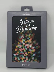 🎄 Hallmark Believe in Miracles Weihnachtskarten 10er Set - Neu Verpackt - Bild 1 von 2