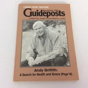 Guideposts Magazine November 1996-Andy Griffith-Large Print-Christian-Mayberry - Picture 1 of 4
