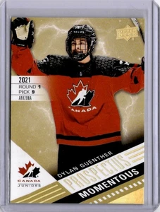 Dylan Guenther Prospectus Momentous #PM-13 2021 Upper Deck Team Canada Juniors - Picture 1 of 2