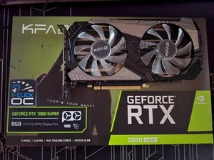 KFA2 NVIDIA GeForce RTX 2060 Super 1-Click OC - 8GB GDDR6 256-bit - OVP - Bild 1 von 8